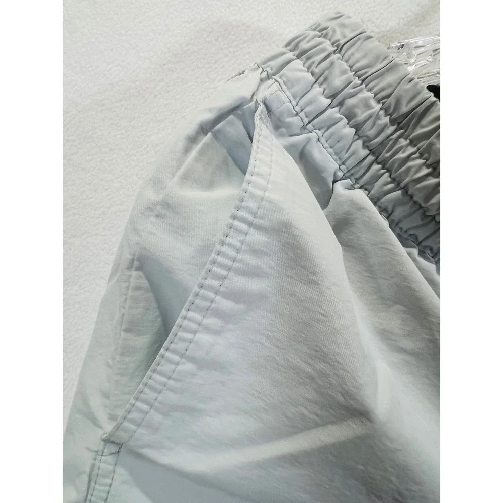 Vans Primary Volley Shorts Mens M Gray Elastic Waist Skate FLAWED DRAWSTRING